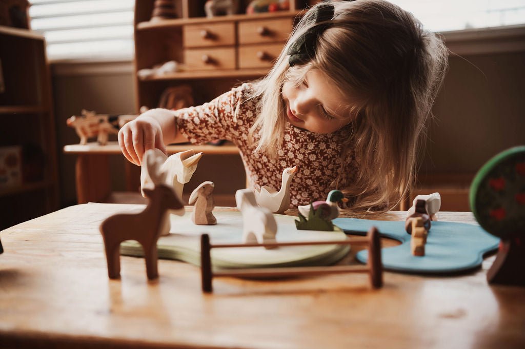 The Simple Joys of Wooden Animal Figures- Blue Otter Toys