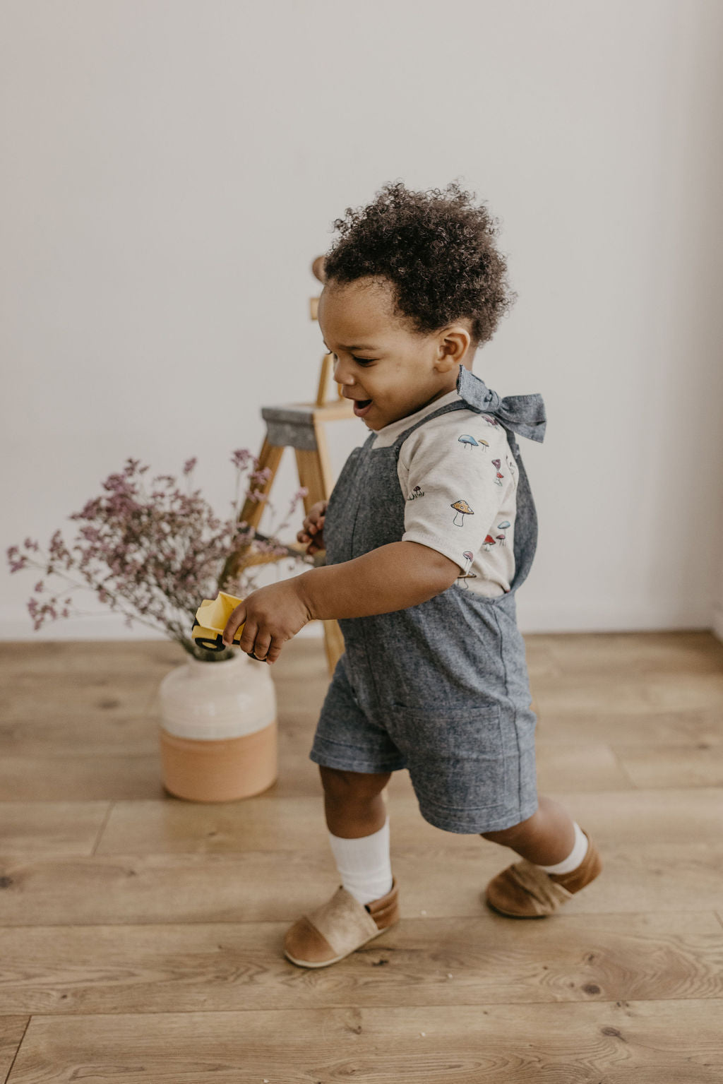 Wood/Latte Two Tone Loafer Baby and Toddler Shoes