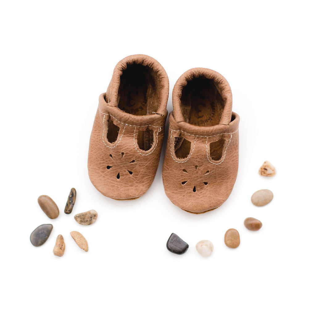 Weathered Wood T-Strap Shoes Baby and Toddler