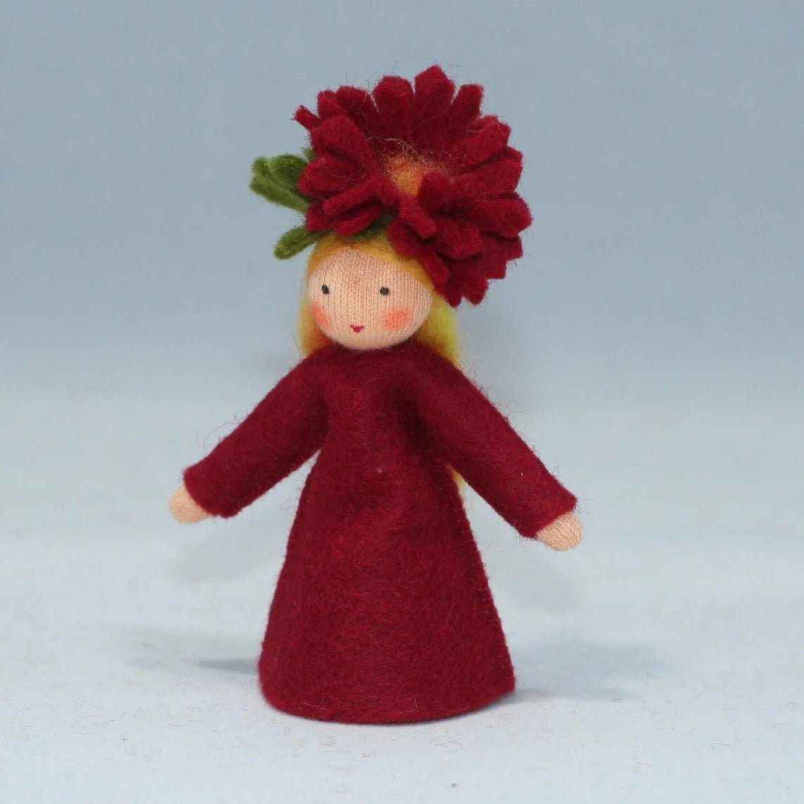 Ambrosius Flower Fairies - Chrysanthemum Felt Doll - cotton, wool, felt Dolls for open-ended play - Skin Tone: Light Skin