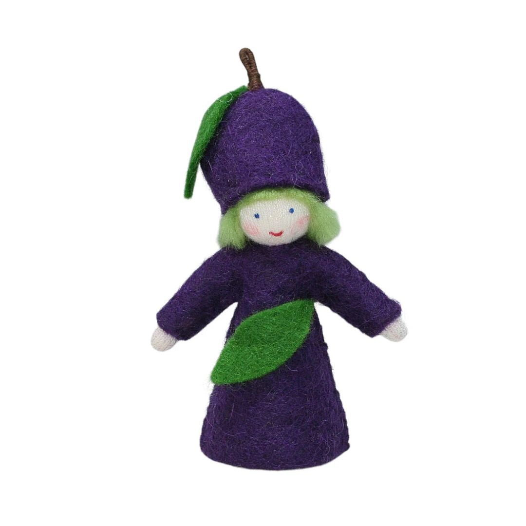 Ambrosius Flower Fairies - Plum Prince Felt Doll - cotton, wool, felt Dolls for open-ended play - Title: Default Title
