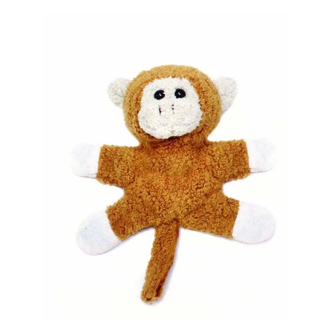 monkey magnet fridge toy with a white face on a white background