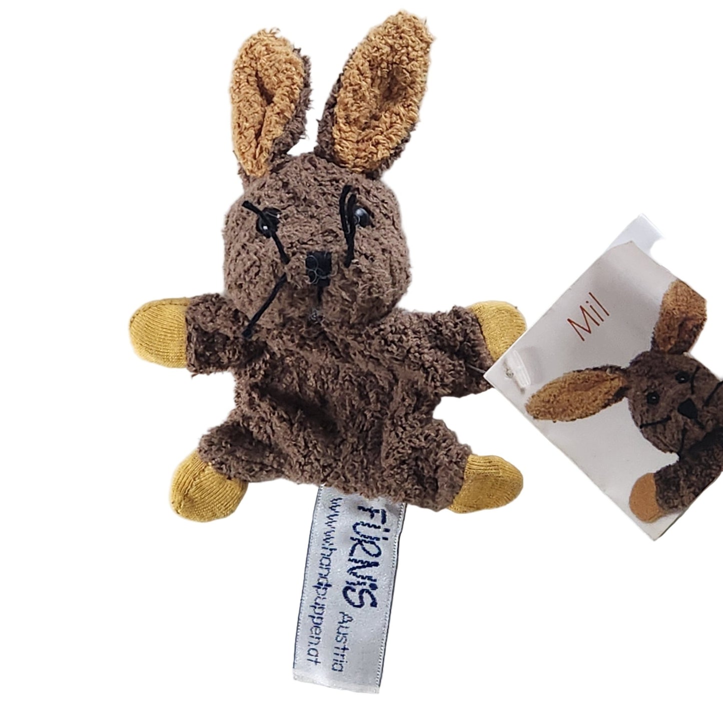 Brown rabbit refrigerator magnet