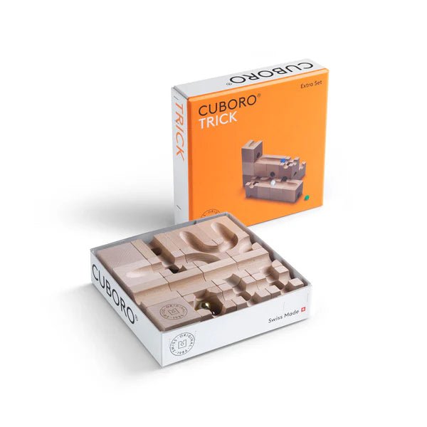 知育玩具 cuboro standard CUBORO Standard 50 - The Large Set - Wooden Marble Run — Oak & Ever