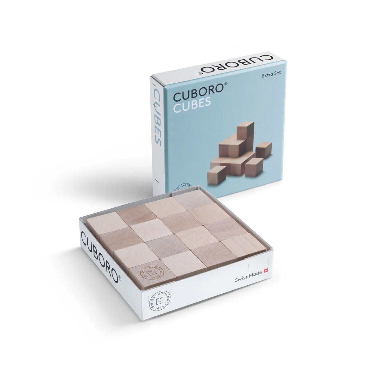 Cuboro Marble Run - Extra Cubes - wood Blocks for open-ended play - Title: Default Title