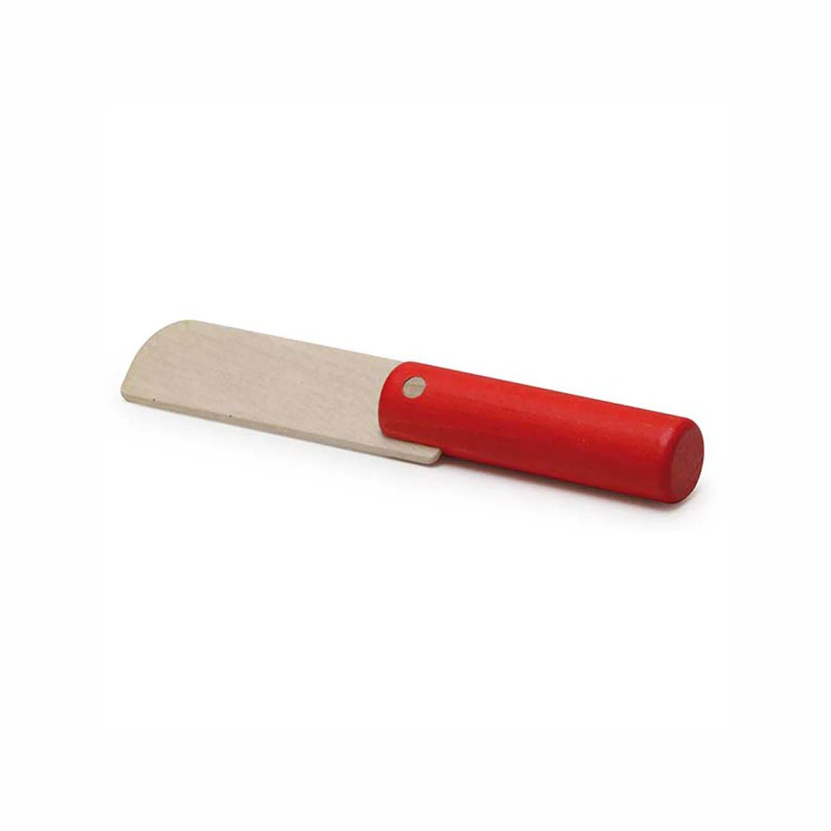 Erzi wooden knife with red handle