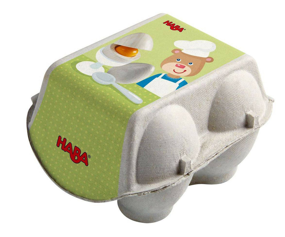 Haba Haba Wooden Eggs with Removable Yolk - blueottertoys-HB305096