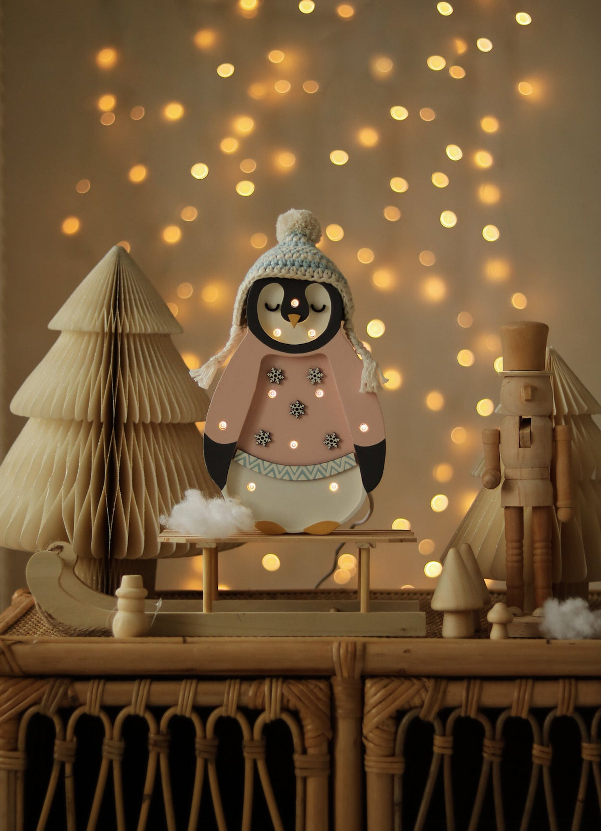 Little Lights Mini Holiday Penguin Lamp ~ Limited Edition