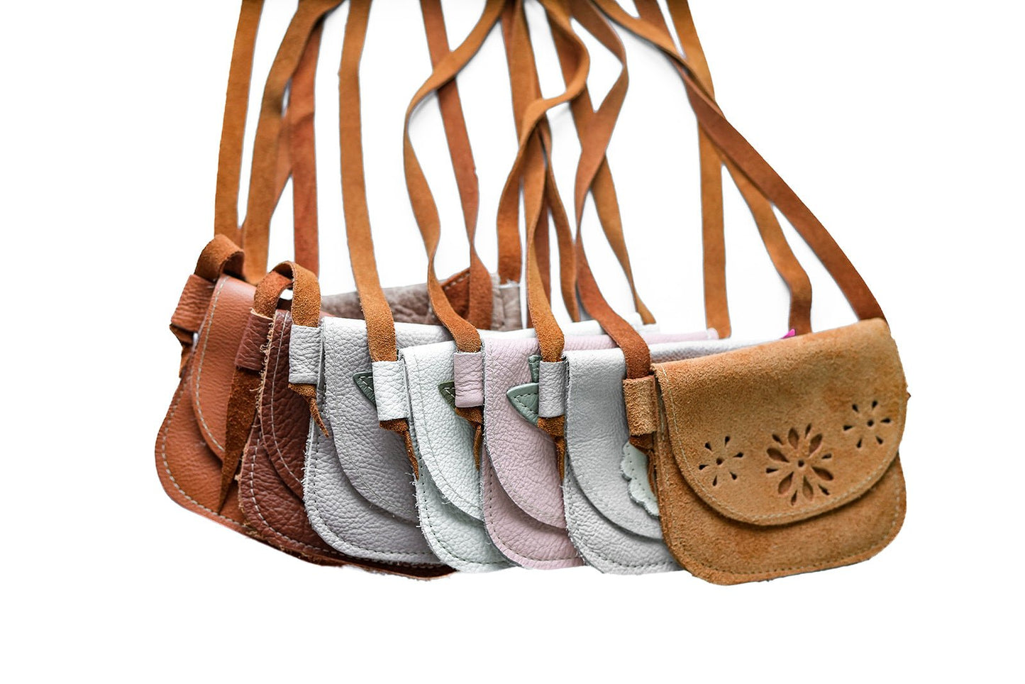 Mouse & Mushroom Leather PURSE Toddler & Kids