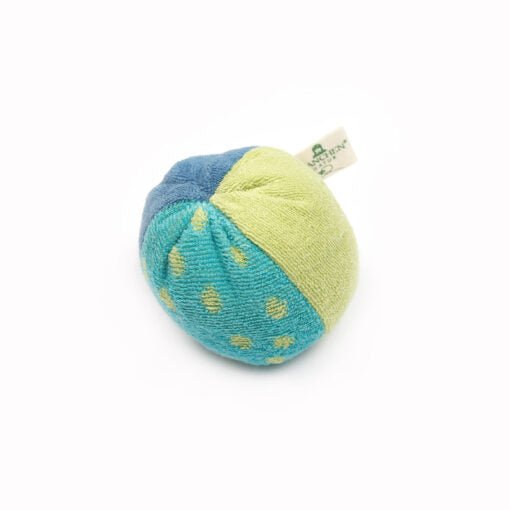 Nanchen Organic Cotton Soft Ball Rattle "Dots" - cotton, wool, natural Dolls for open-ended play - Title: Default Title