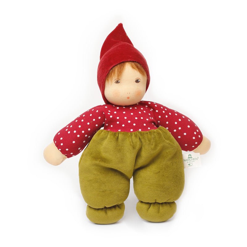 Nanchen "Tüpfchen" (Dot) Organic Cotton Doll - cotton, wool, natural Dolls for open-ended play - Title: Default Title