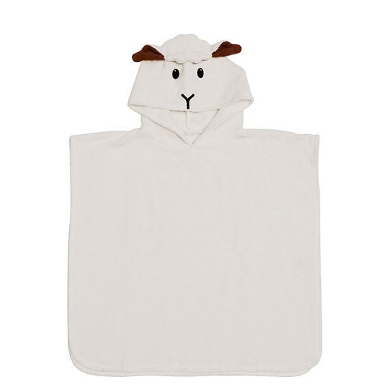 Organic Cotton Bath Poncho - Sheep - cotton, wool Bath Toys for open-ended play - Title: Default Title