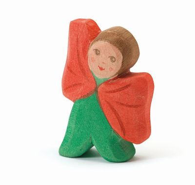 Ostheimer Flower Child: Poppy - wood, natural Wooden Figures for open-ended play - Title: Default Title