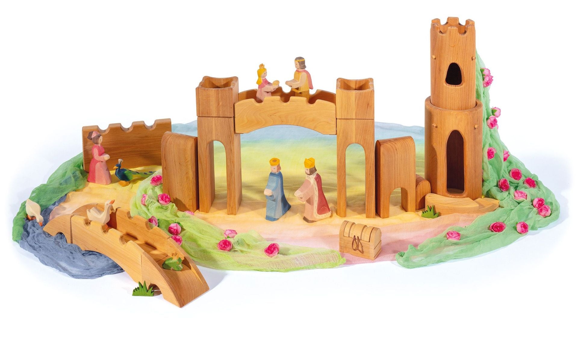 Ostheimer Wooden Figure | Ostheimer Gateway Set with Two Towers