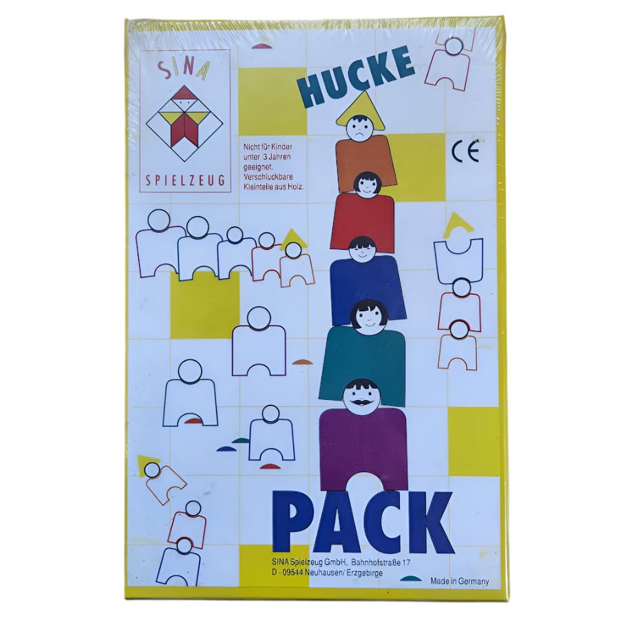 Huckepack wooden stacking game