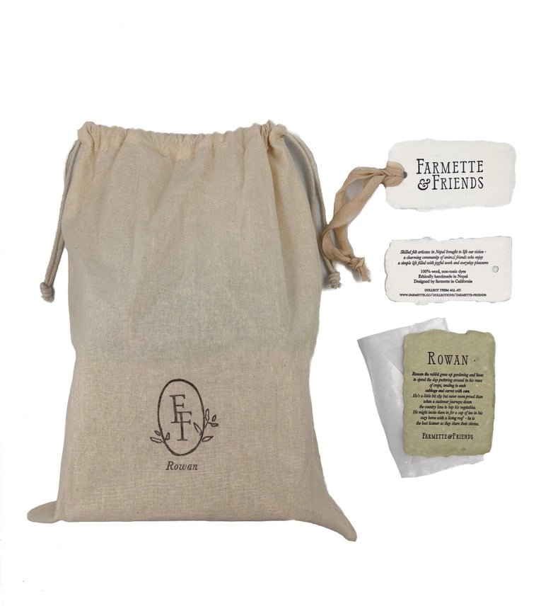 Rowan the Rabbit Felt Play Set by Farmette & Friends