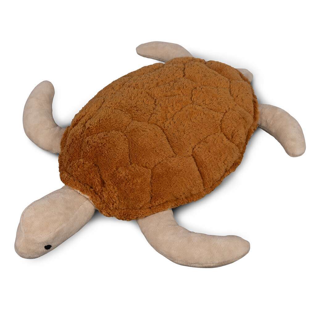Senger Organic Cotton Cuddly Animal Turtle, Large, Rust | Stuffed