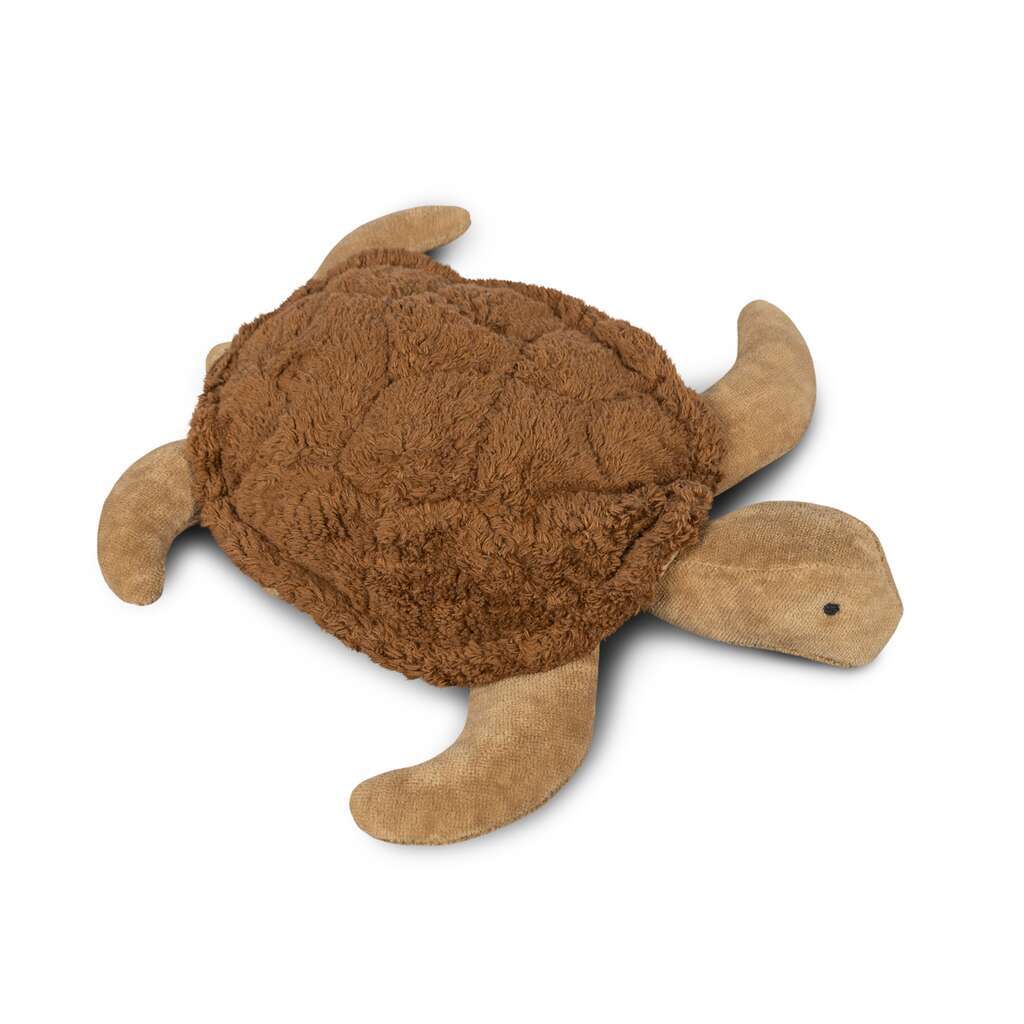 Senger Organic Cotton Cuddly Animal Turtle, Small, Brown | Stuffed