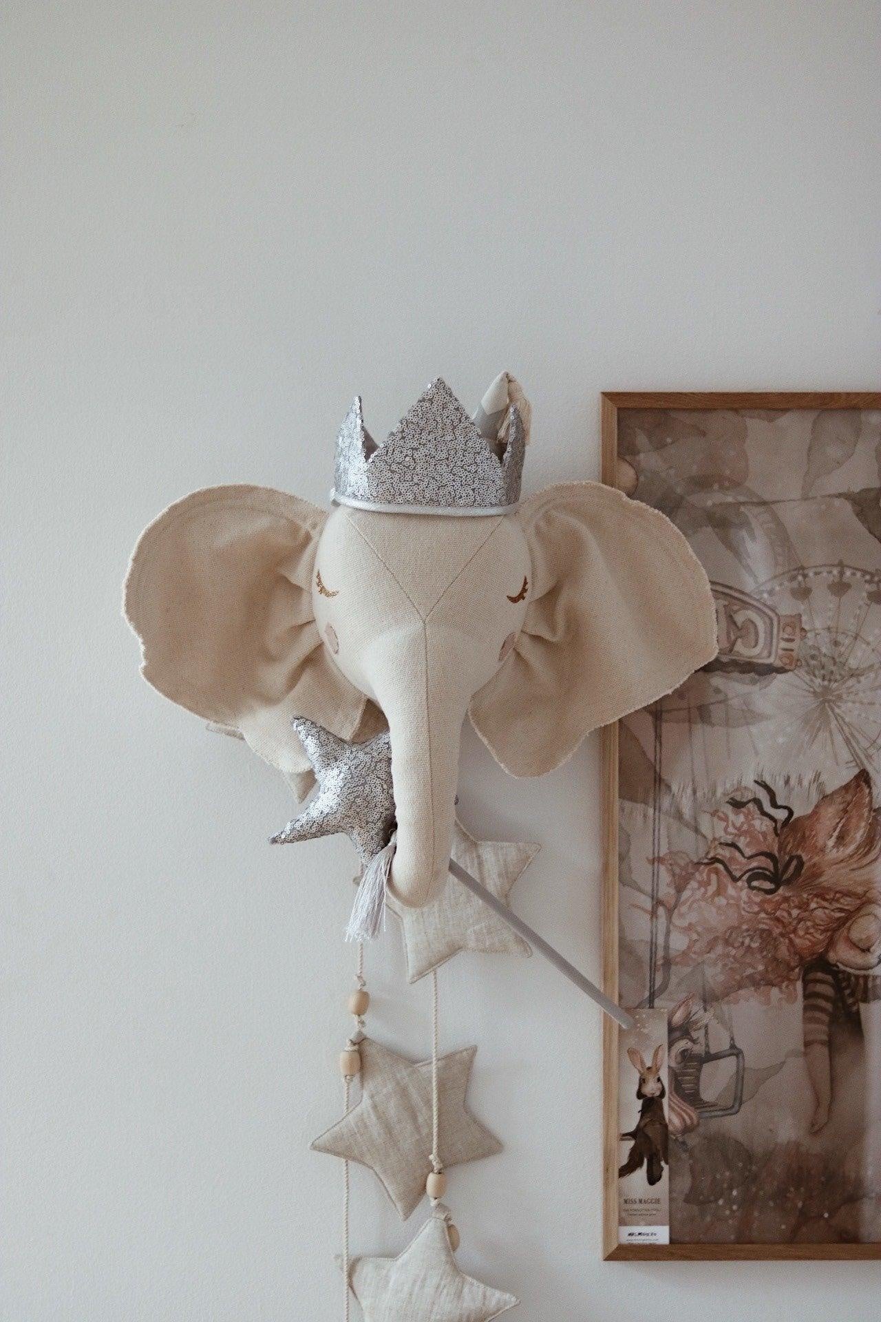 “Silver Sequins” Crown and Wand Magic Set - cotton for open-ended play - Title: Default Title