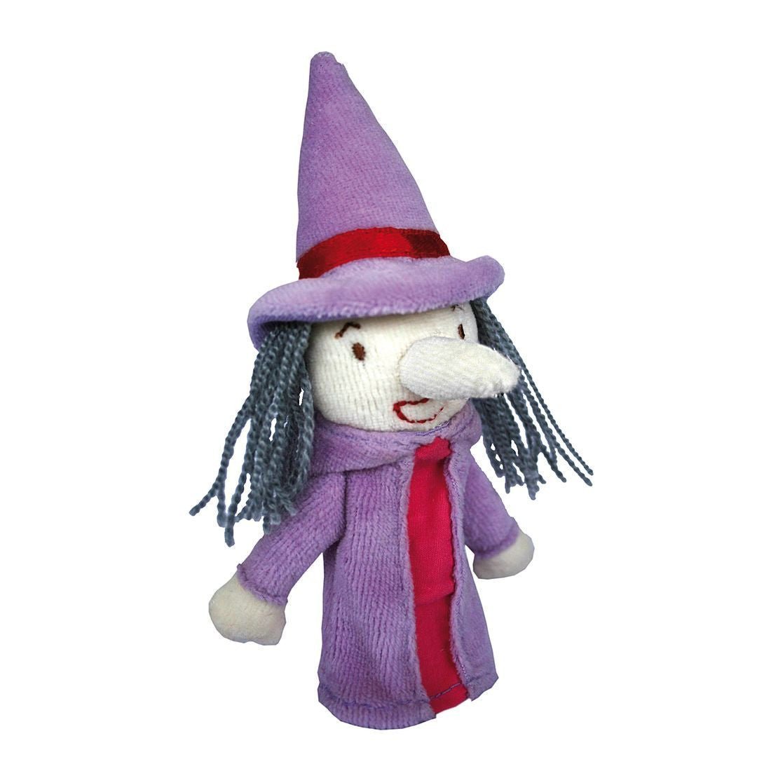 Witch Fingerpuppet - cotton Finger Puppets for open-ended play - Title: Default Title