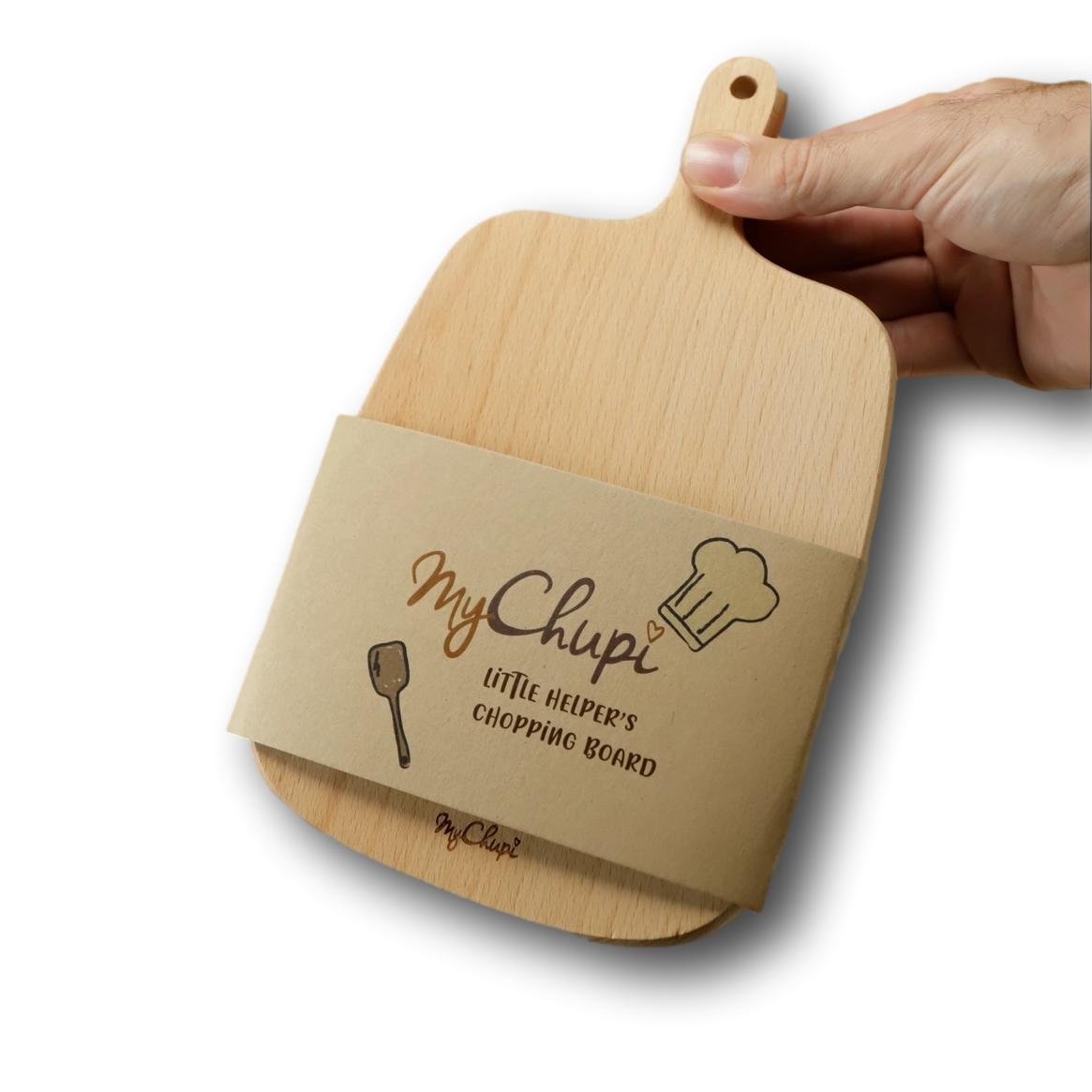"My Chupi" Little Helper Chopping Board - wood Cutting Boards for open-ended play - Title: Default Title