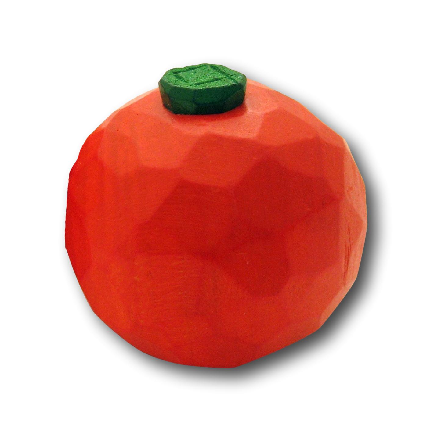 Hand Carved Wooden Mandarin Orange by Estia - wood, natural Play Food for open-ended play - Title: Default Title