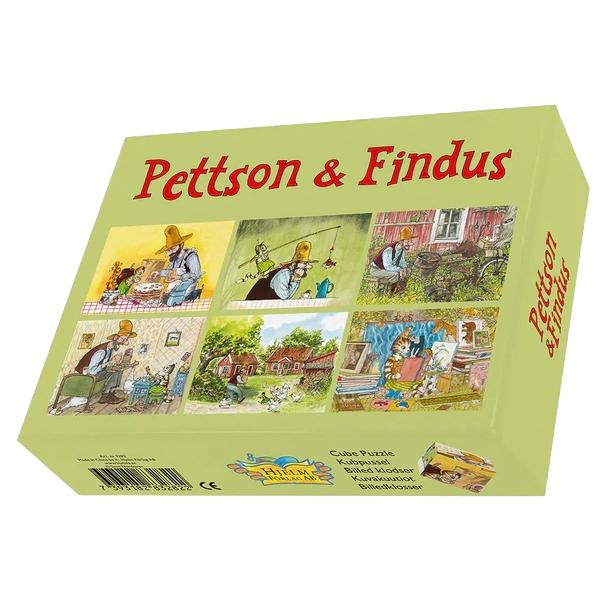 Pettson Pettson & Findus Cube or Block Puzzle - blueottertoys-HM3282