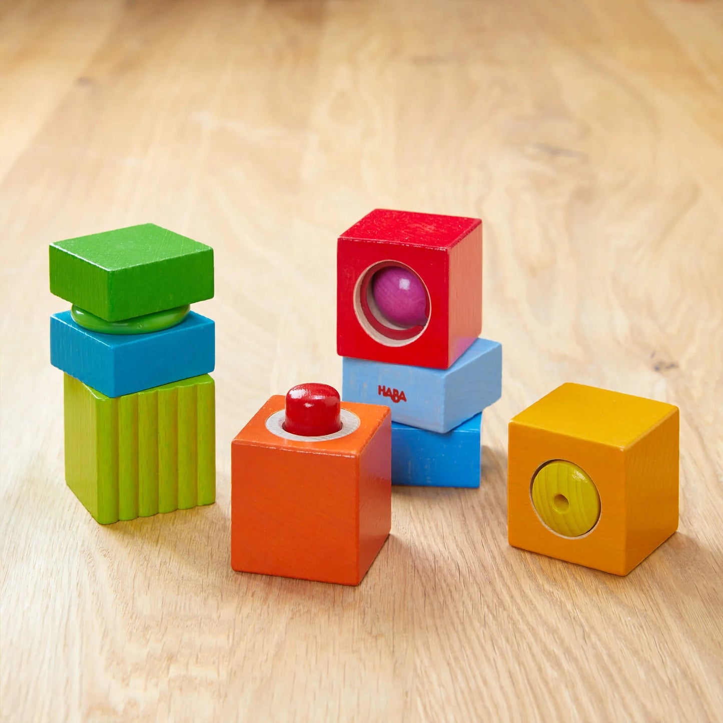 Haba Sound Discovery Blocks - wood, natural Wooden Toys for open-ended play - Title: Default Title