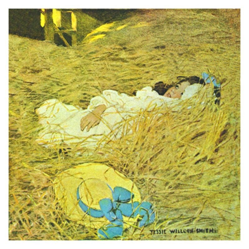 Jessie Willcox Smith Greeting Cards : The Hayloft for open-ended play - Title: Default Title