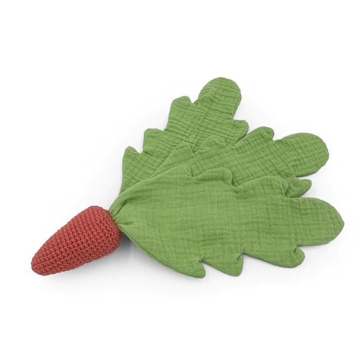 Myum Organic Cotton - Carrot Comforter Doll - cotton, natural Baby Toys for open-ended play - Title: Default Title
