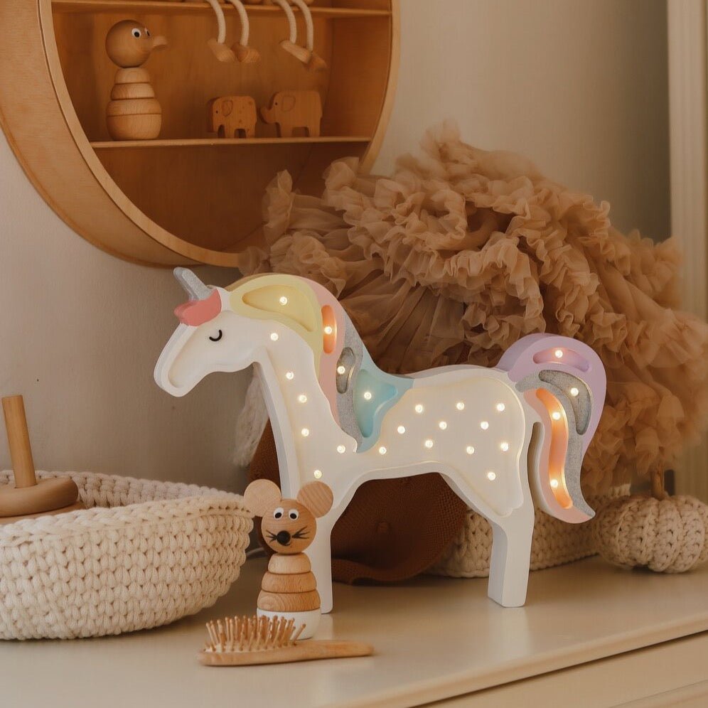 A unicorn lamp hotsell
