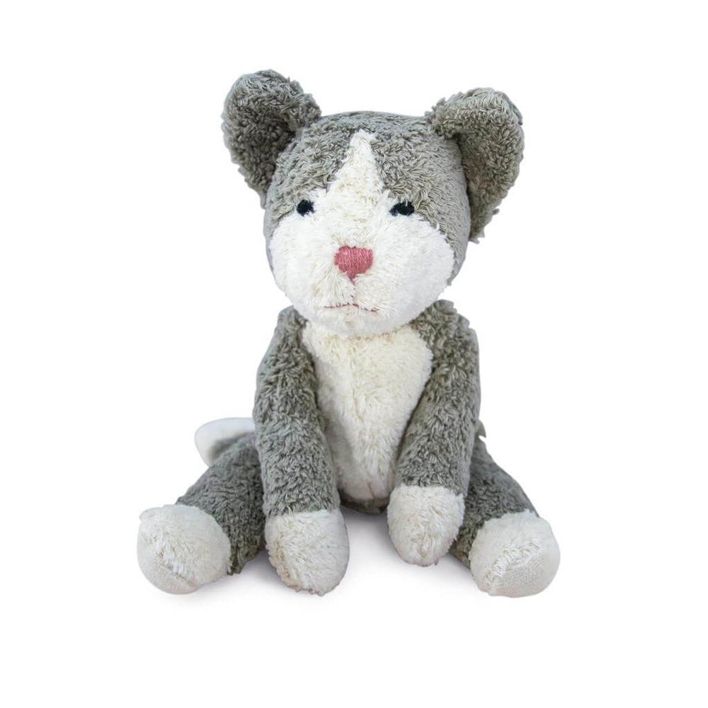 Senger Senger Organic Cotton Floppy Animal Cat, Small 12" - blueottertoys-SG-Y21817