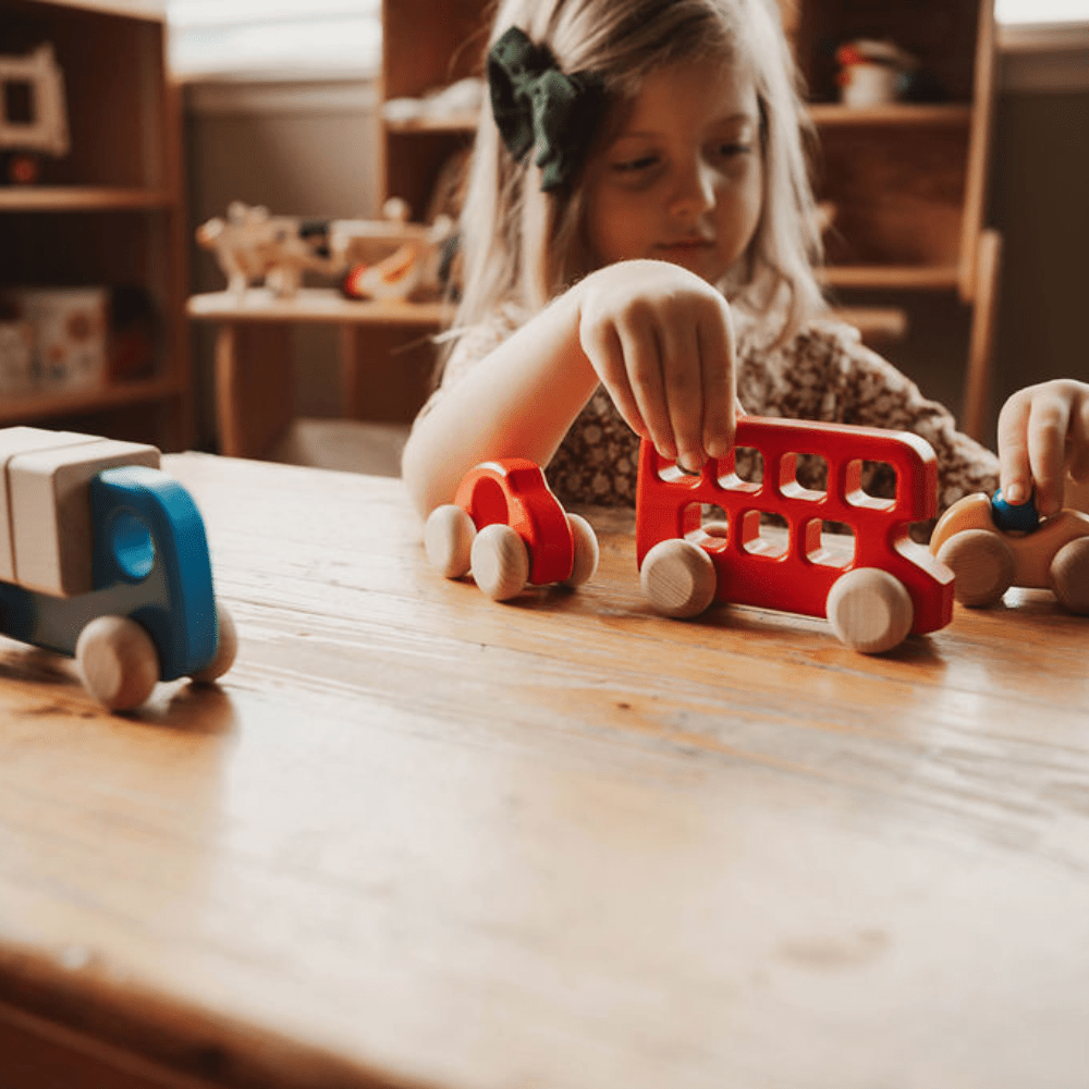Bajo Wooden Cars and Trucks - Blue Otter Toys