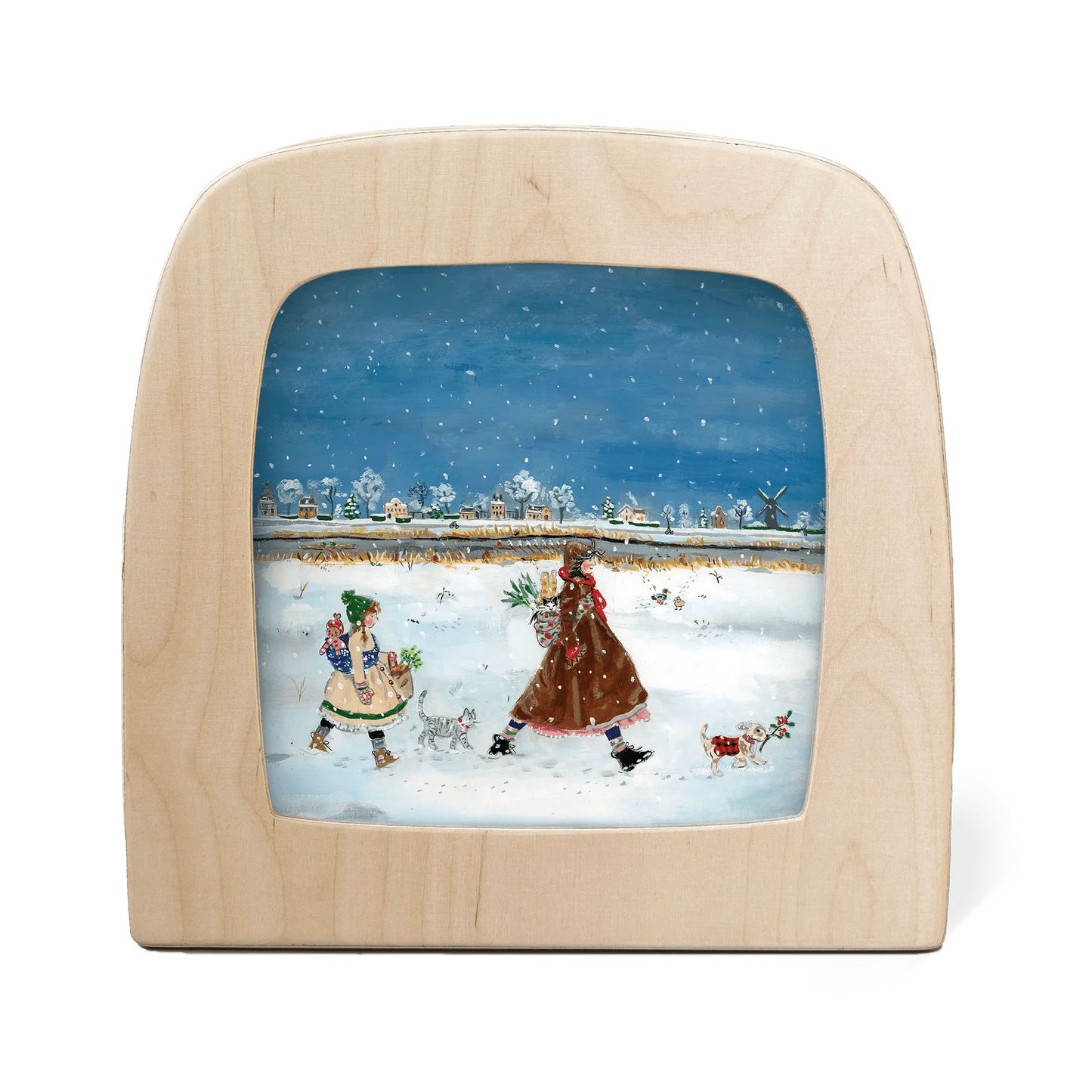 Gwen van Knippenberg - Winter Stroll Silhouette