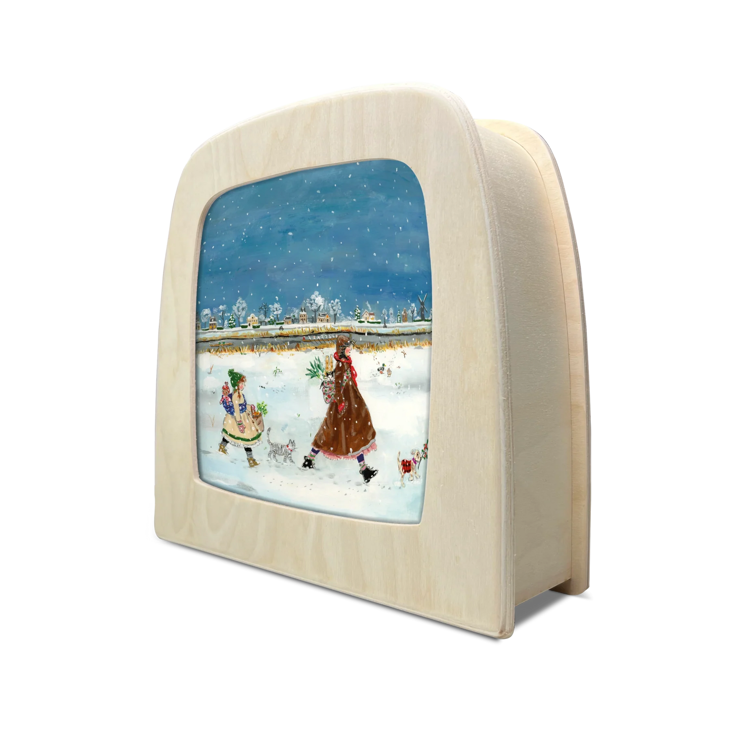 Gwen van Knippenberg - Winter Stroll Silhouette side view