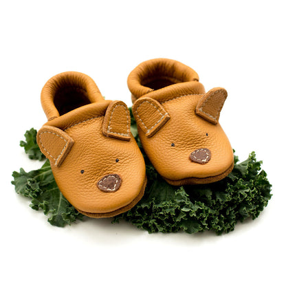 Honey Bear // Cute Critters Leather Shoes Baby and Toddler
