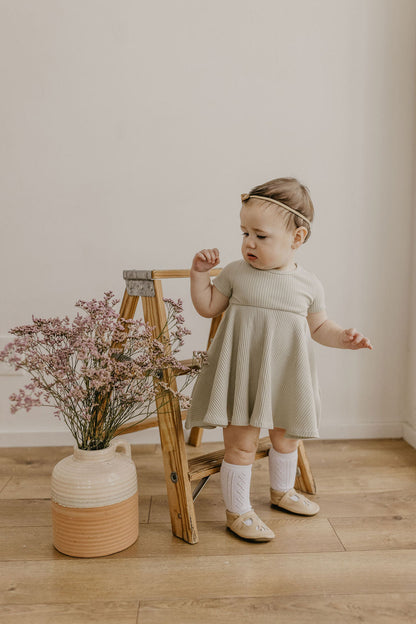 Flax T-strap Shoes Baby and Toddler