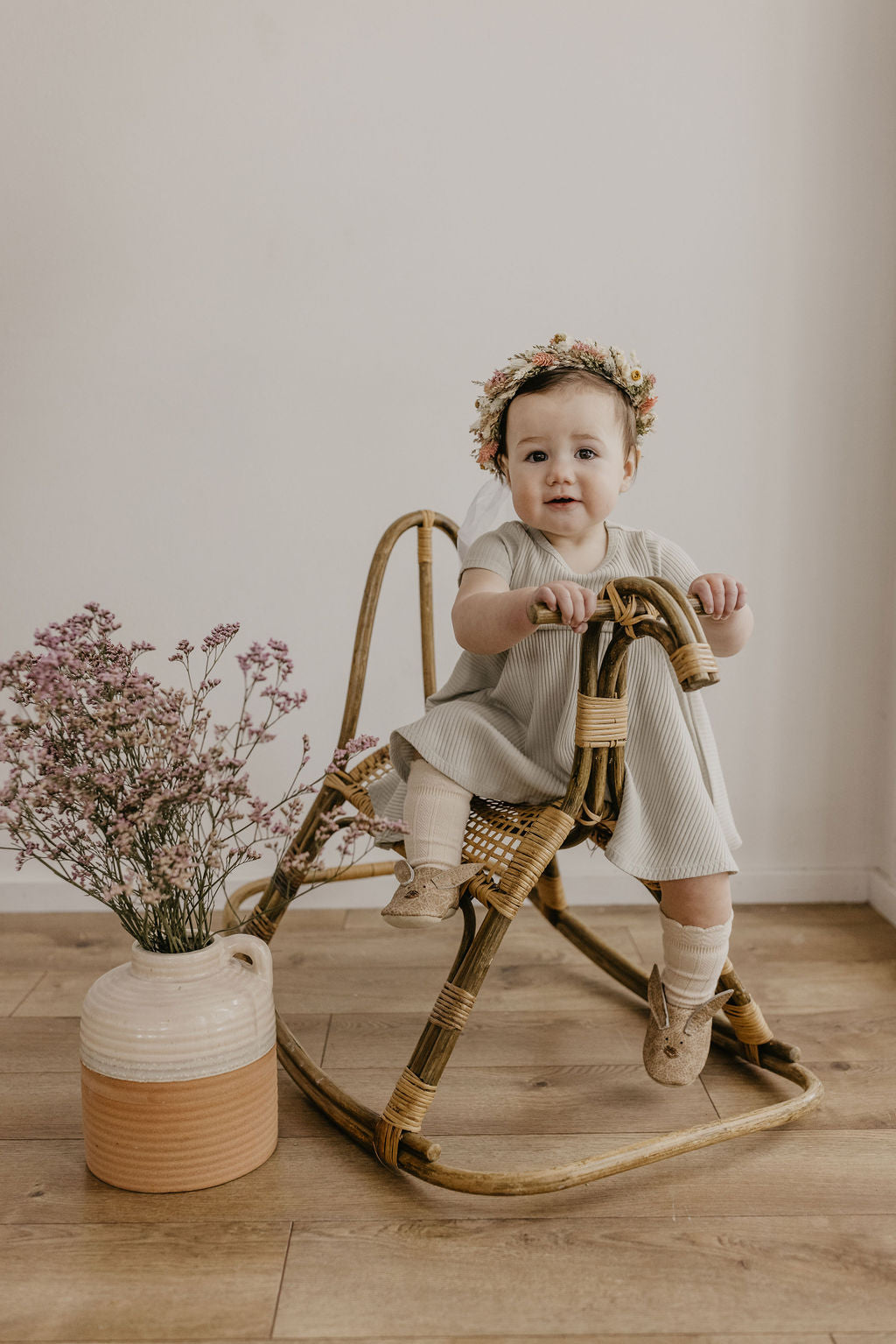 Flax Bunnies // Cute Critters Leather Shoes Baby and Toddler Bunny