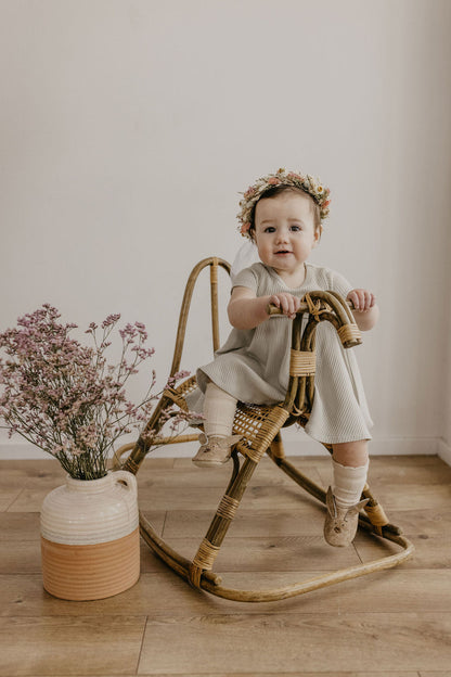 Flax Bunnies // Cute Critters Leather Shoes Baby and Toddler Bunny
