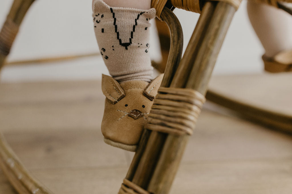 Chai  Bunnies // Cute Critters Leather Shoes Baby and Toddler Bunny