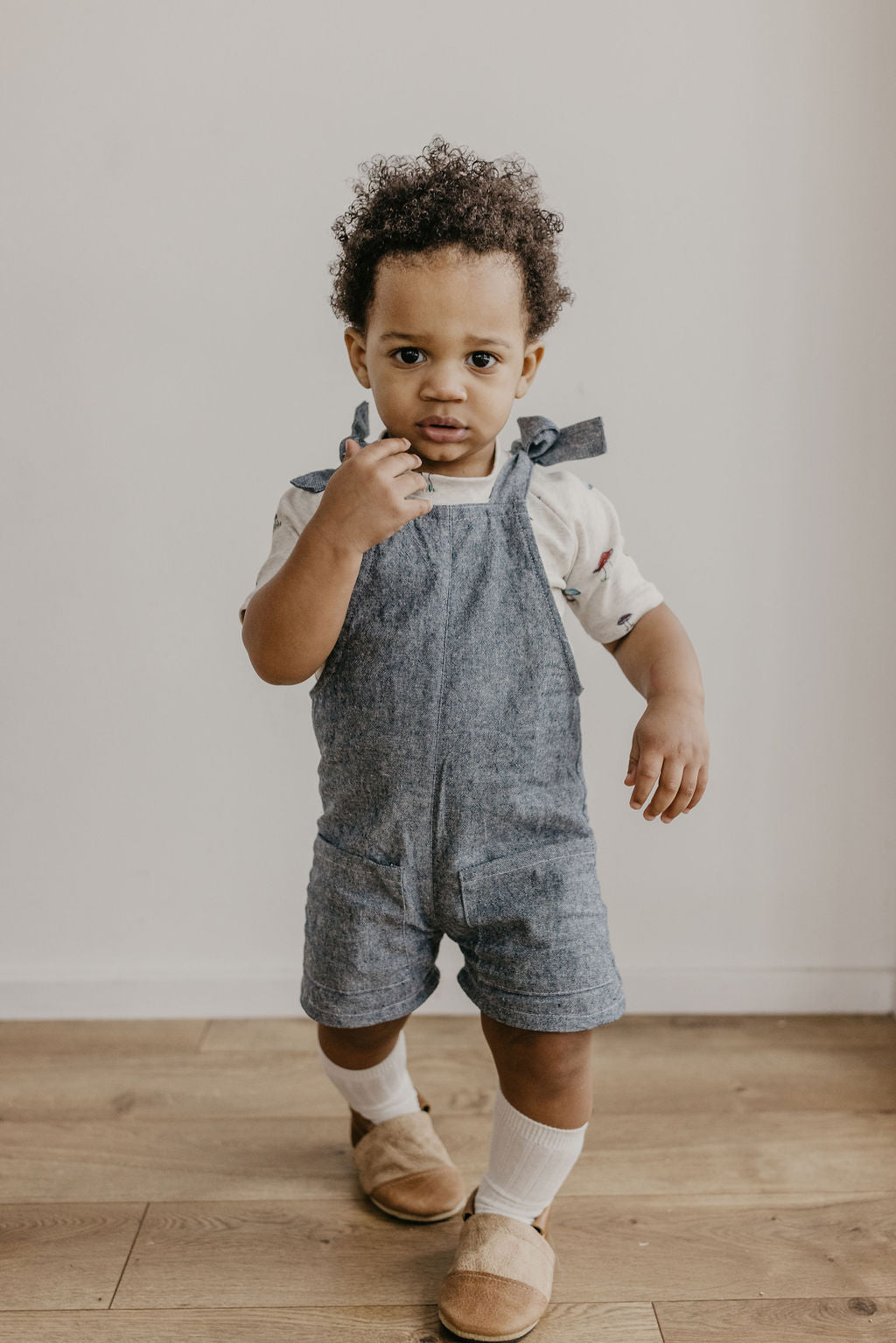 Wood/Latte Two Tone Loafer Baby and Toddler Shoes