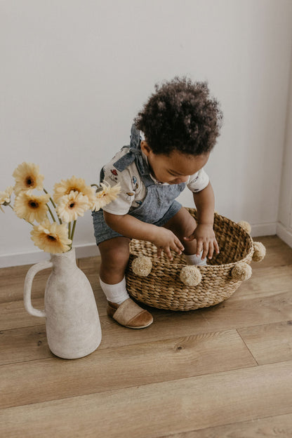 Wood/Latte Two Tone Loafer Baby and Toddler Shoes