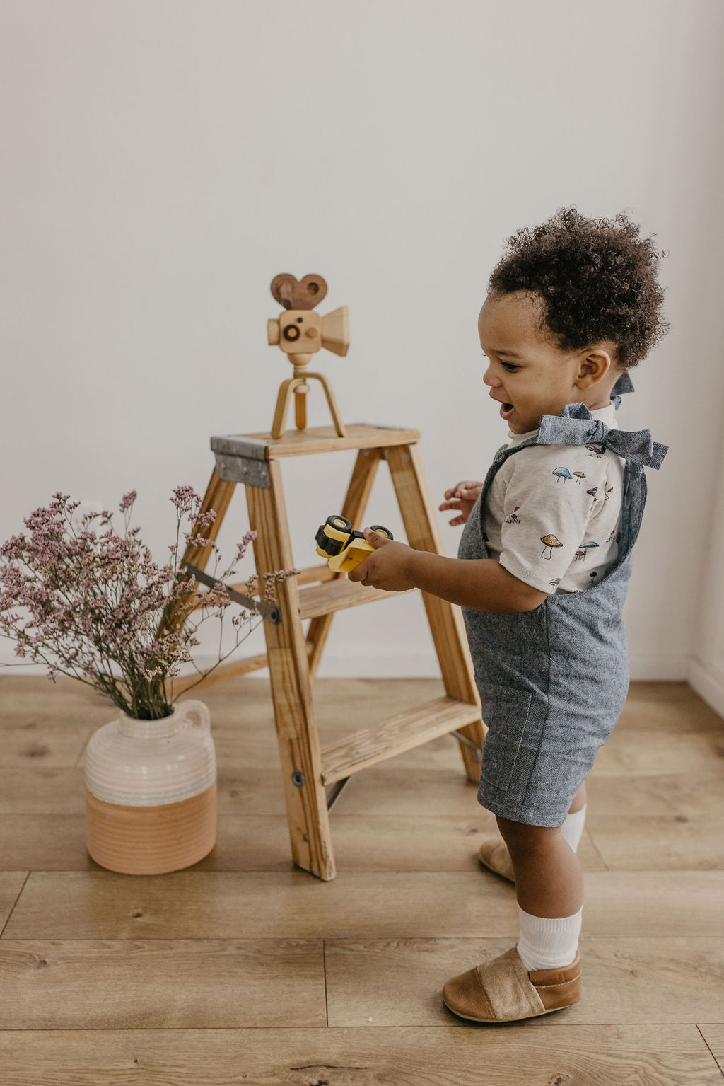 Wood/Latte Two Tone Loafer Baby and Toddler Shoes