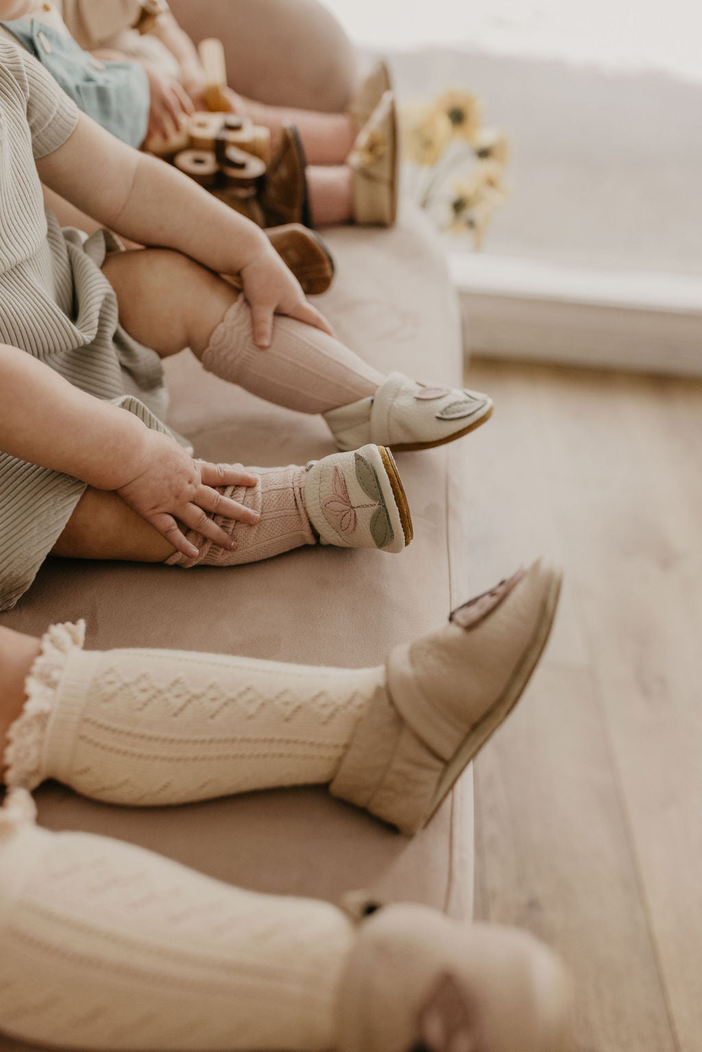 Sahara Butterflies // Cute Critters Leather Shoes Baby and Toddler