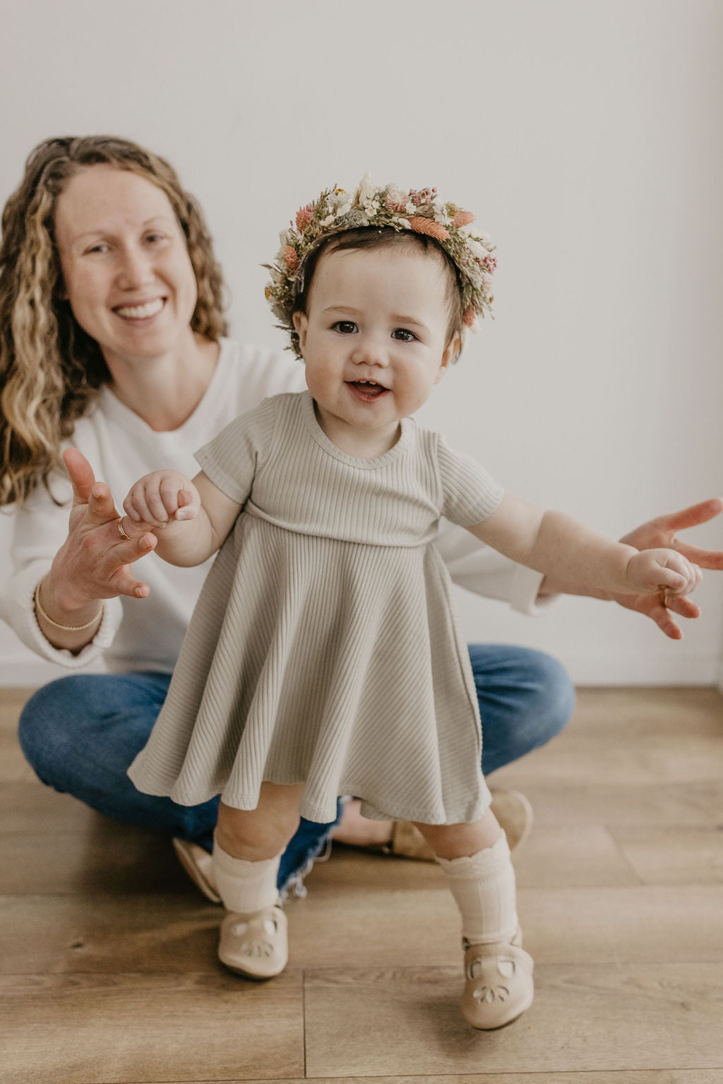 Flax T-strap Shoes Baby and Toddler