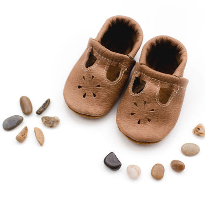 Weathered Wood T-Strap Shoes Baby and Toddler