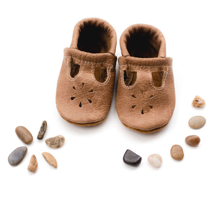 Weathered Wood T-Strap Shoes Baby and Toddler