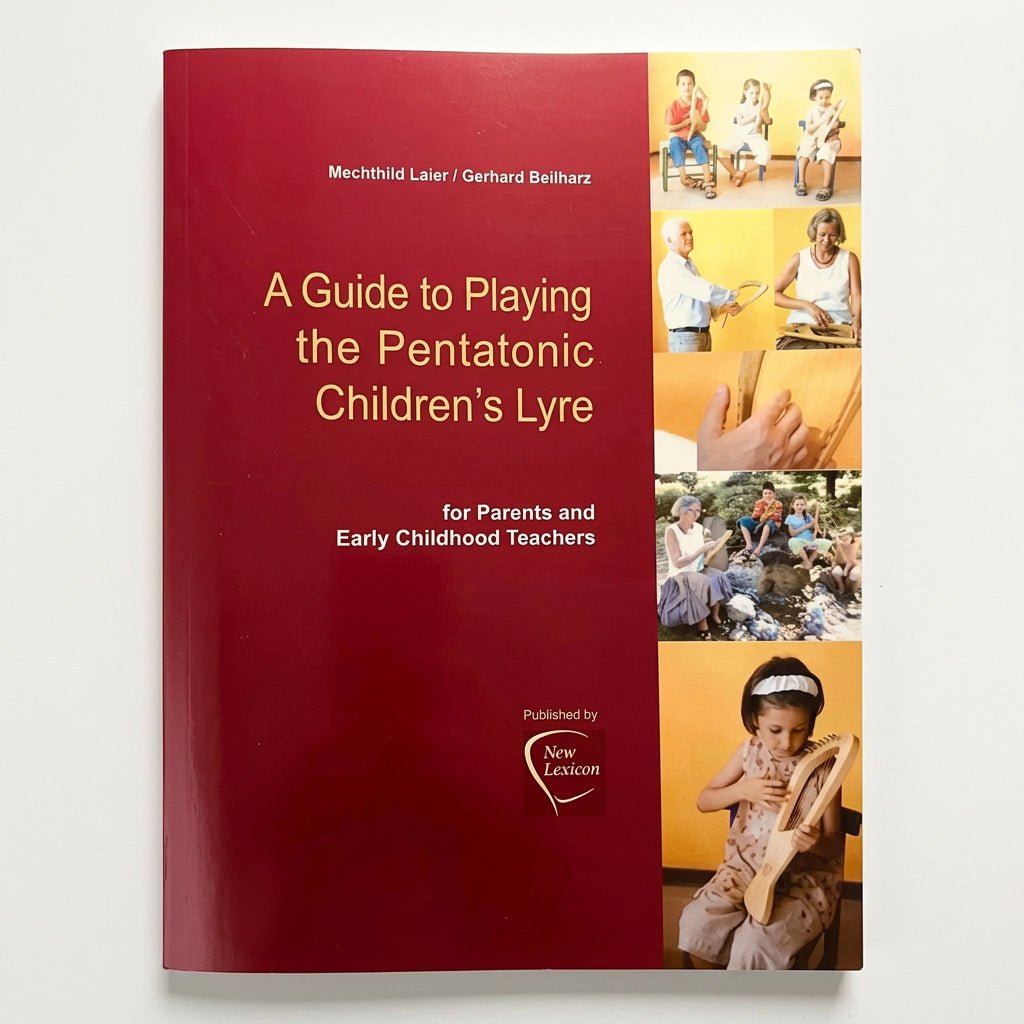 A Guide to Playing the Pentatonic Children's Lyre by Beilharz & Laier on a white background