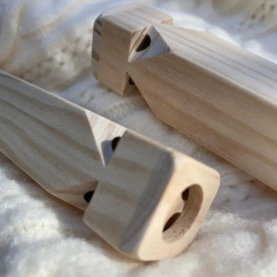 All Wooden Elements - Wooden Train Whistle Toy Instrument - wood, natural Woodwind Instruments for open-ended play - Title...