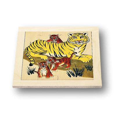 Atelier Fischer Wooden Jigsaw Puzzle - Tiger (16 pcs) - wood Jigsaw Puzzles for open-ended play - Title: Default Title